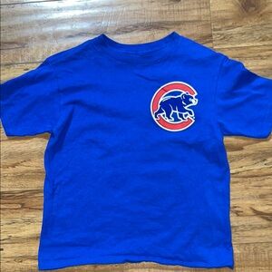 Cubs Blue Short Sleeve Tee with Logo Size Children’s Small